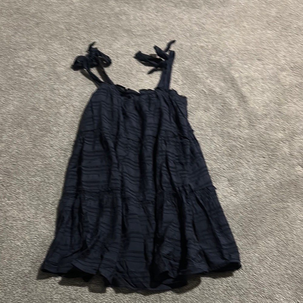 Altar'd State Blue Ruffled Tiered Sundress